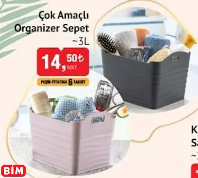 ÇOK AMAÇLI ORGANİZER SEPET